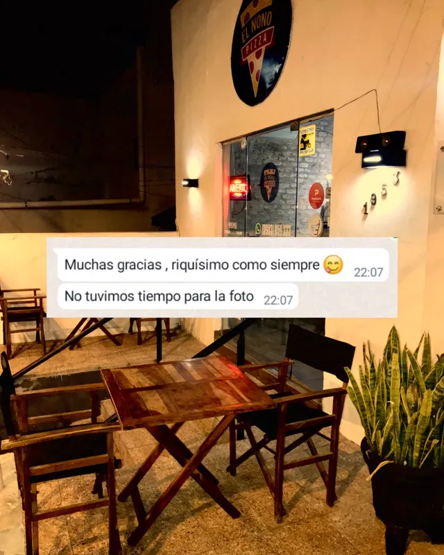 Testimonio por WhatsApp: «Muchas gracias, riquísimo como siempre. No tuvimos tiempo para la foto»